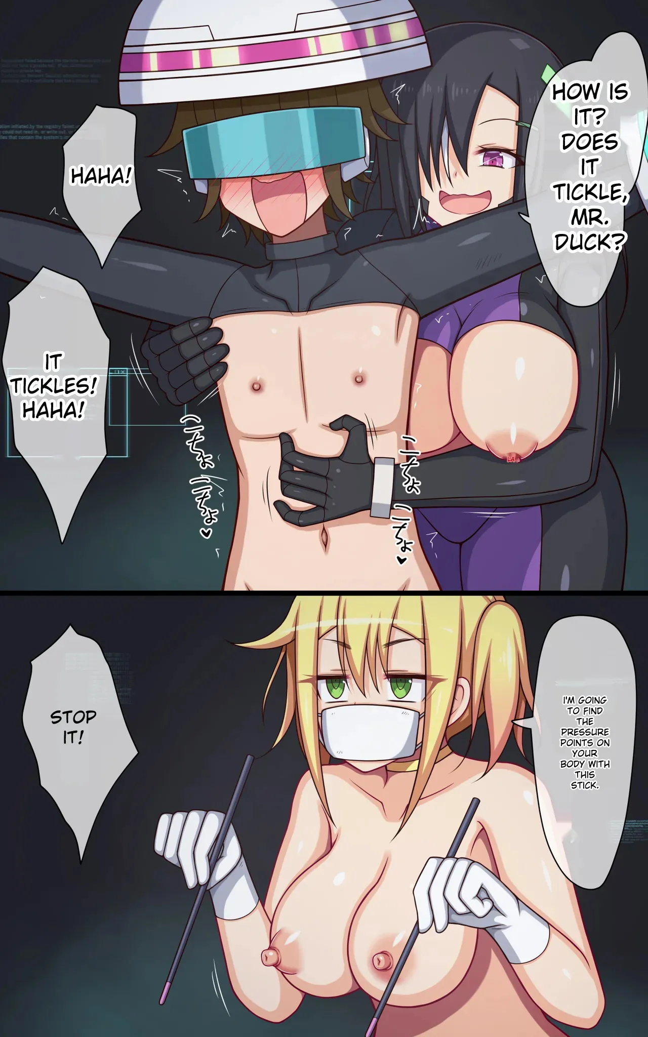 An eventful day at the tickling robot lab page 8 full