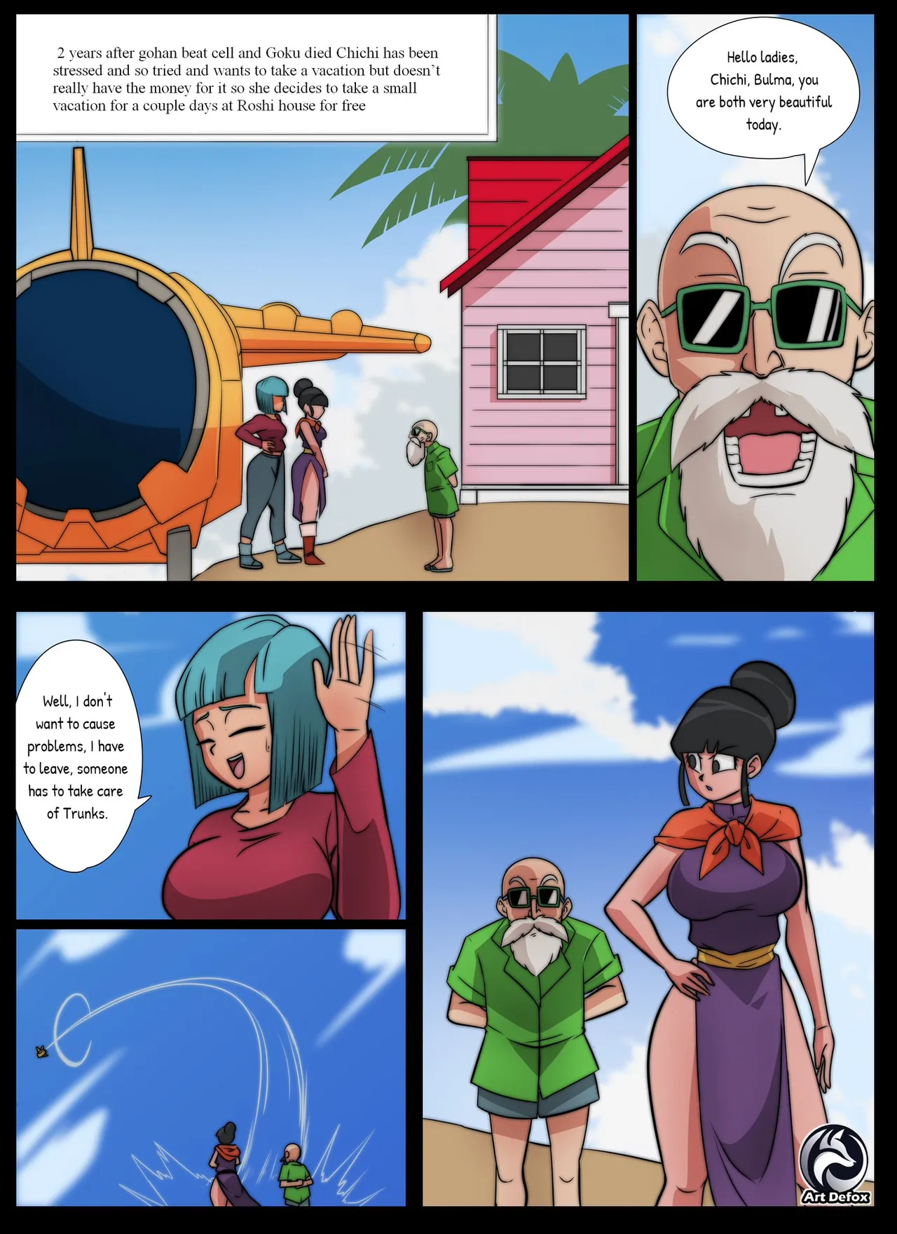 Chichi's Vacation page 2 full