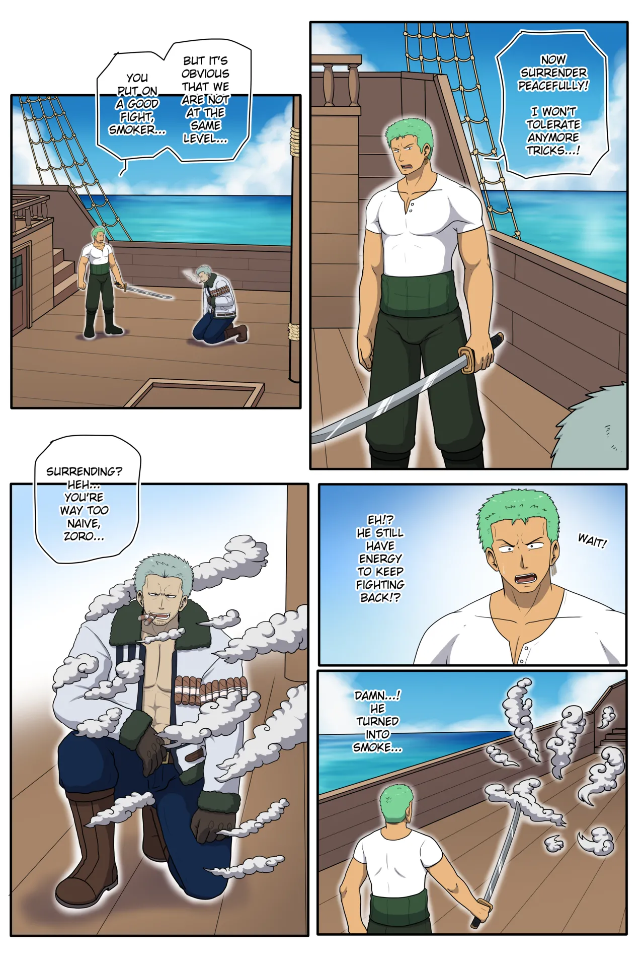 Conquest of the Smoker - Smoke Invading the Brain page 1 full