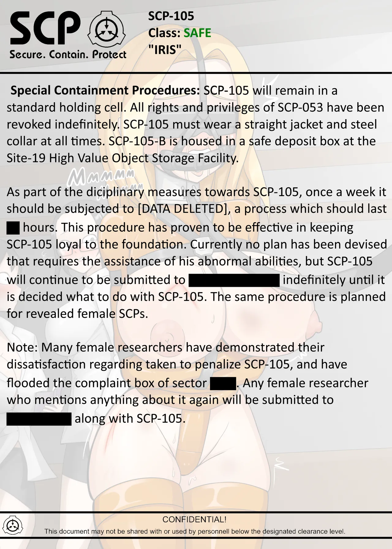 SCP-105 "IRIS" page 6 full