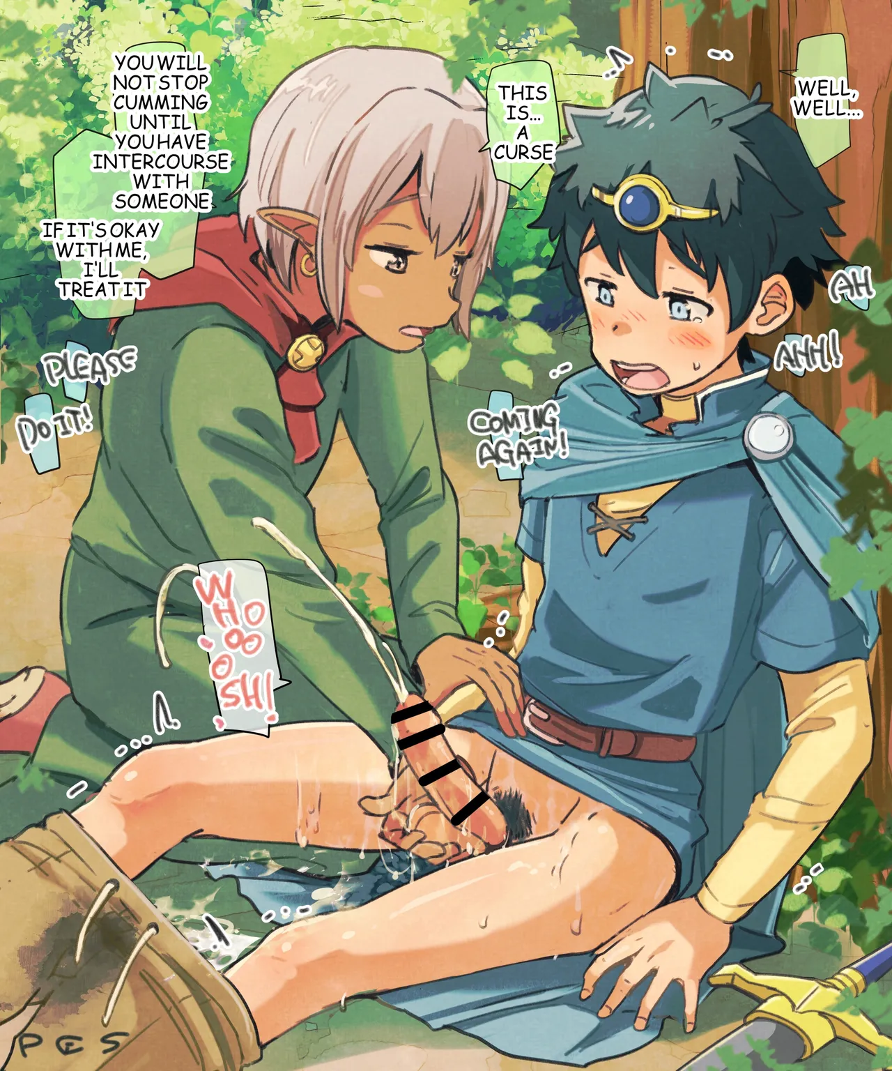 精液が止まらなくなってしまった勇者さま page 6 full
