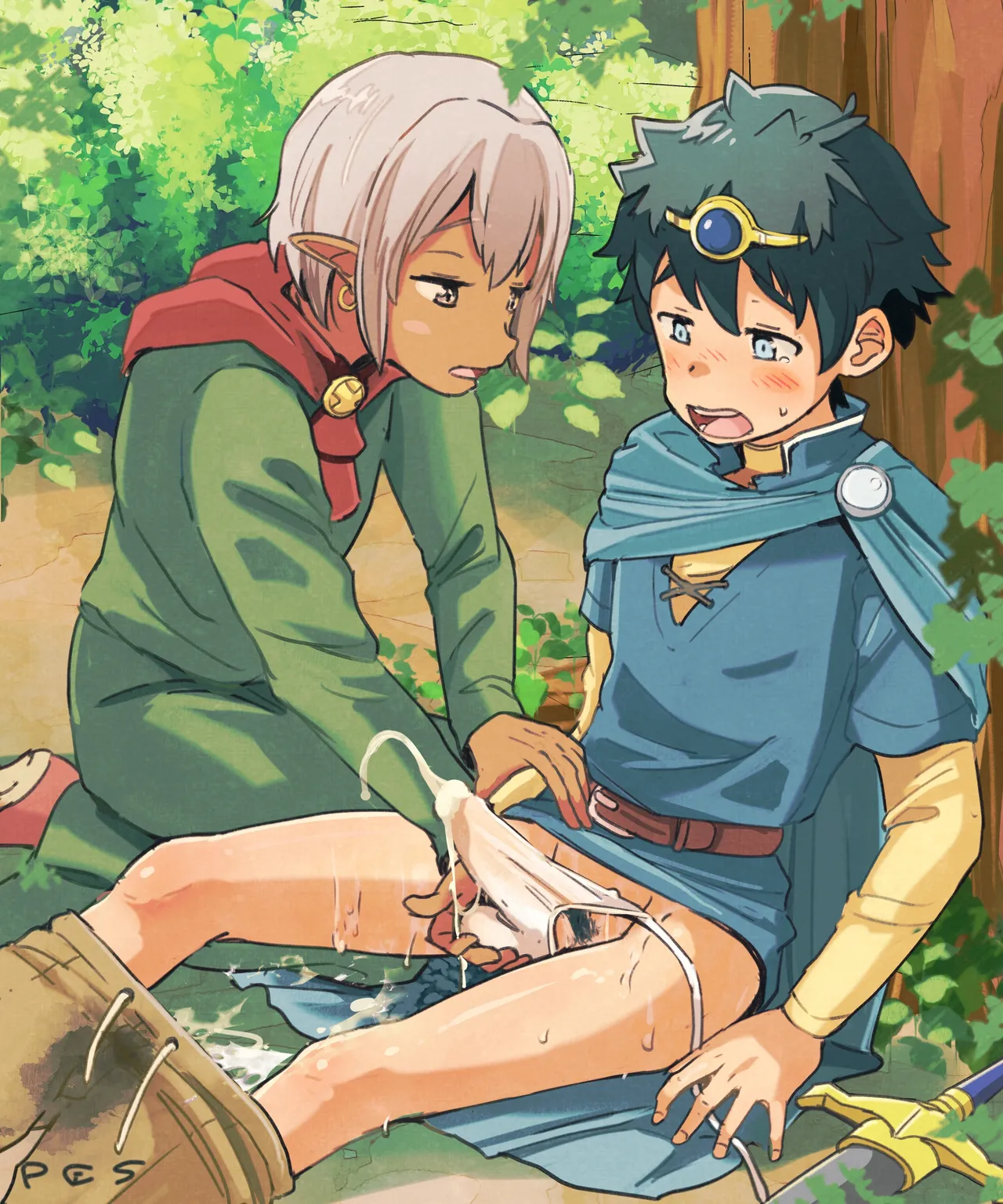 精液が止まらなくなってしまった勇者さま page 8 full