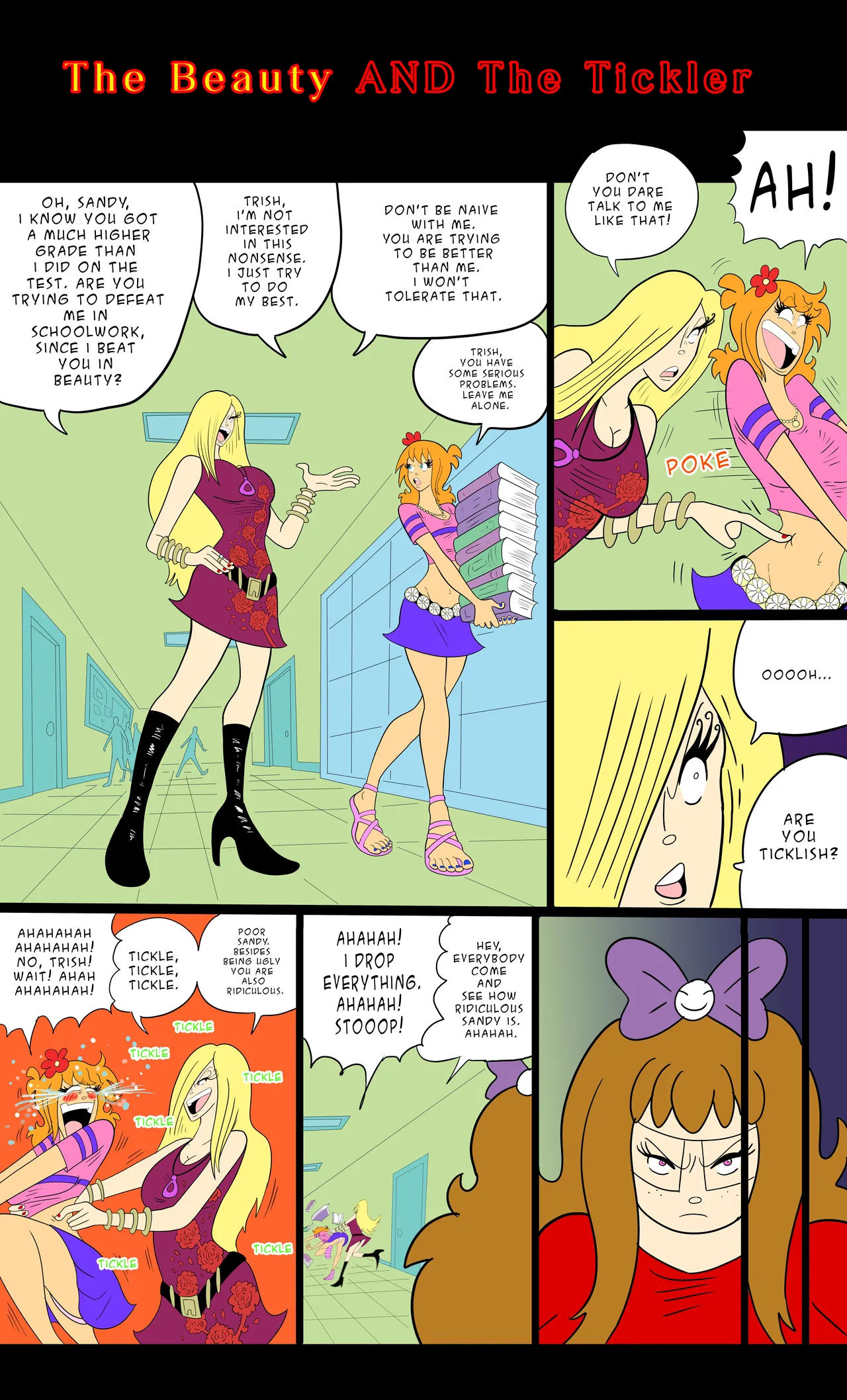 trappeddreamer - THE BEAUTY AND THE TICKLER page 1 full