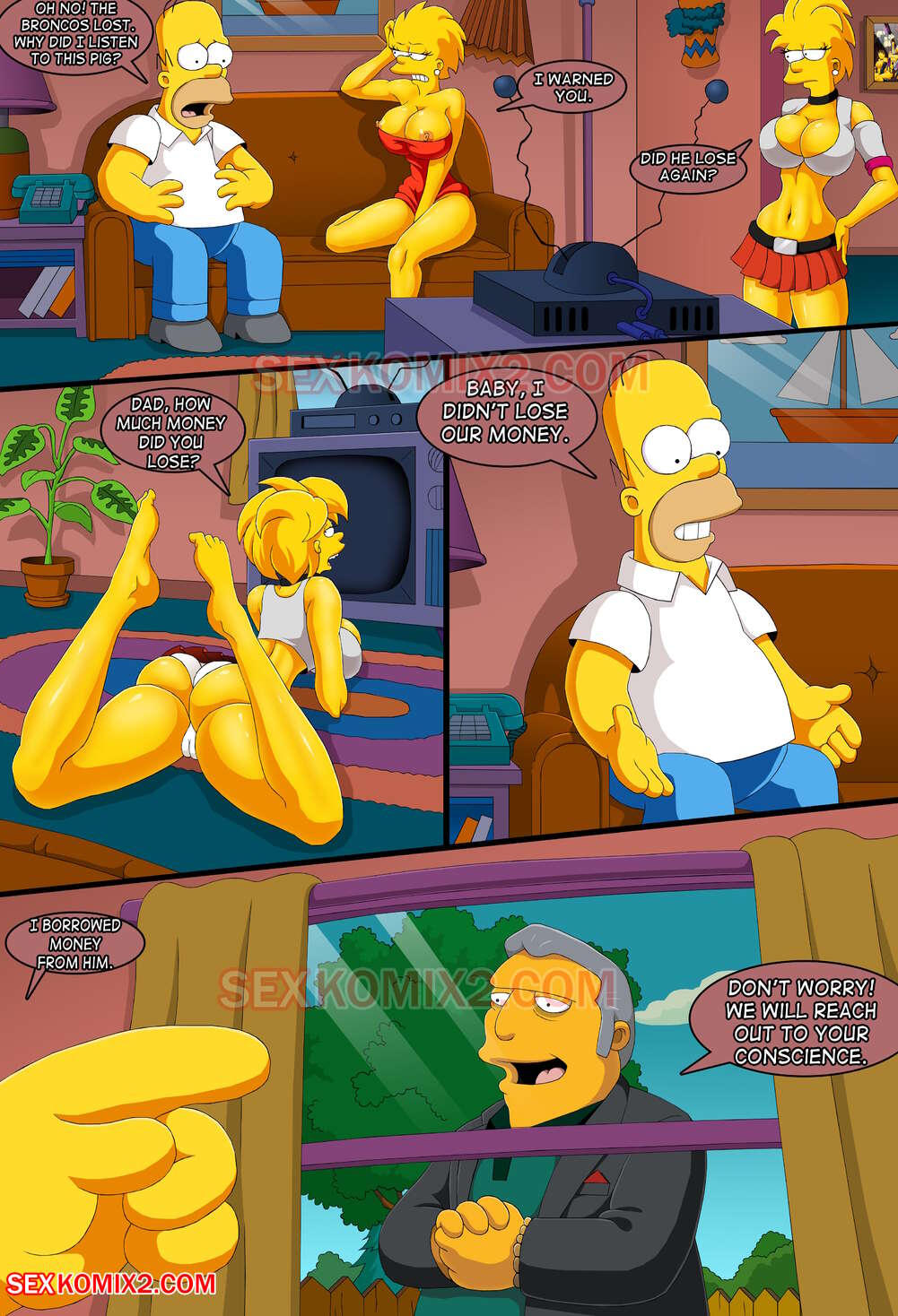 Simpsons. To the planet Orgasmo Complete page 2 full