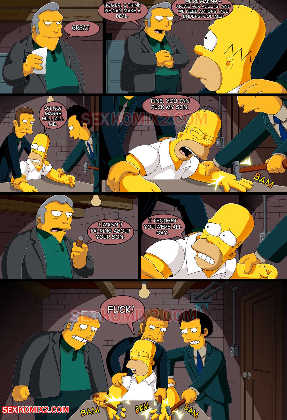 Simpsons. To the planet Orgasmo Complete page 4 full