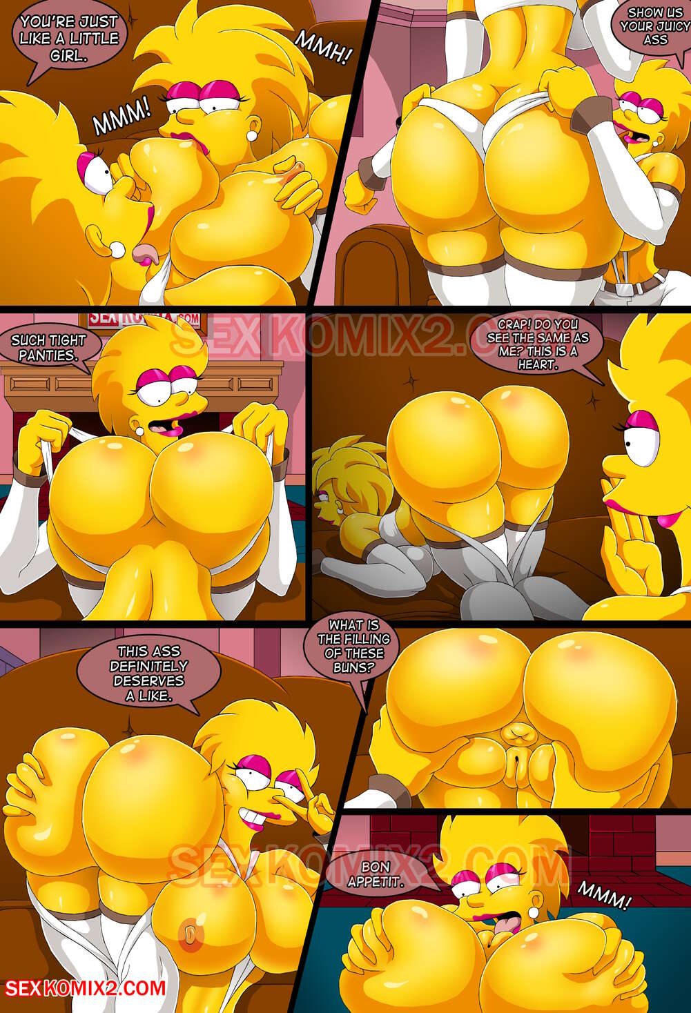 Simpsons. To the planet Orgasmo Complete page 8 full