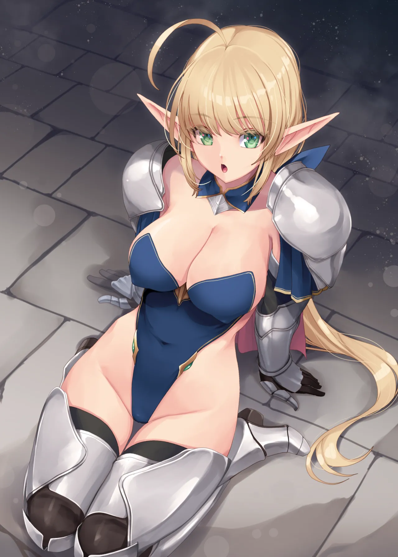 新レオタードエルフ女騎士 page 2 full