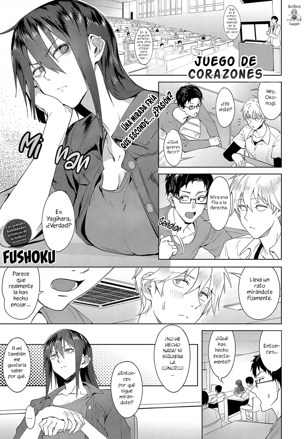 Kokomi Gigeki | Juego de corazones. page 1 full