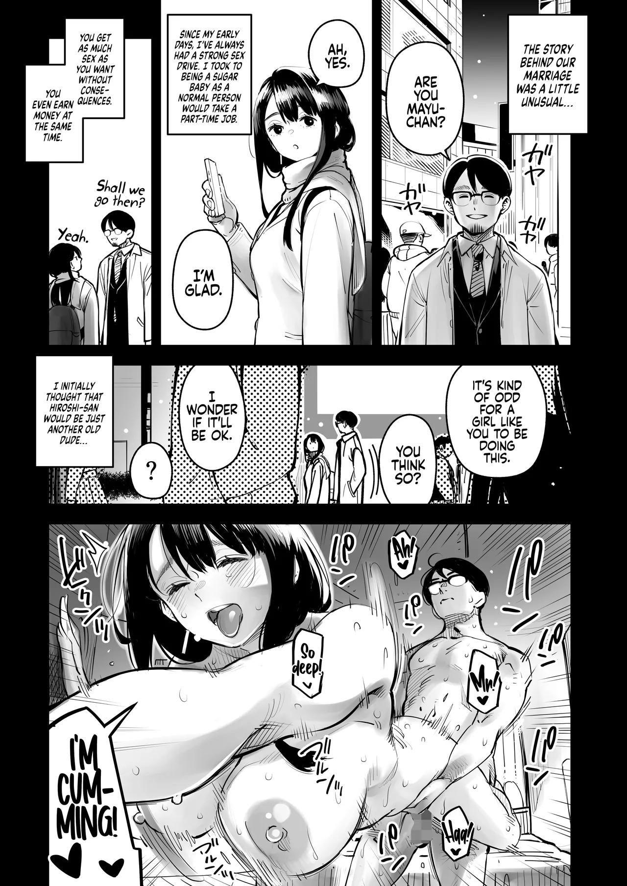 Uwaki Kounin Mayumi-san Seiyoku, Tsuyosugiru Kara Hoka no Otoko to Sex Shite!! | Your Sex Drive is just too much, so have Sex with other men! Mayumi-san gets Permission to Cheat! page 9 full