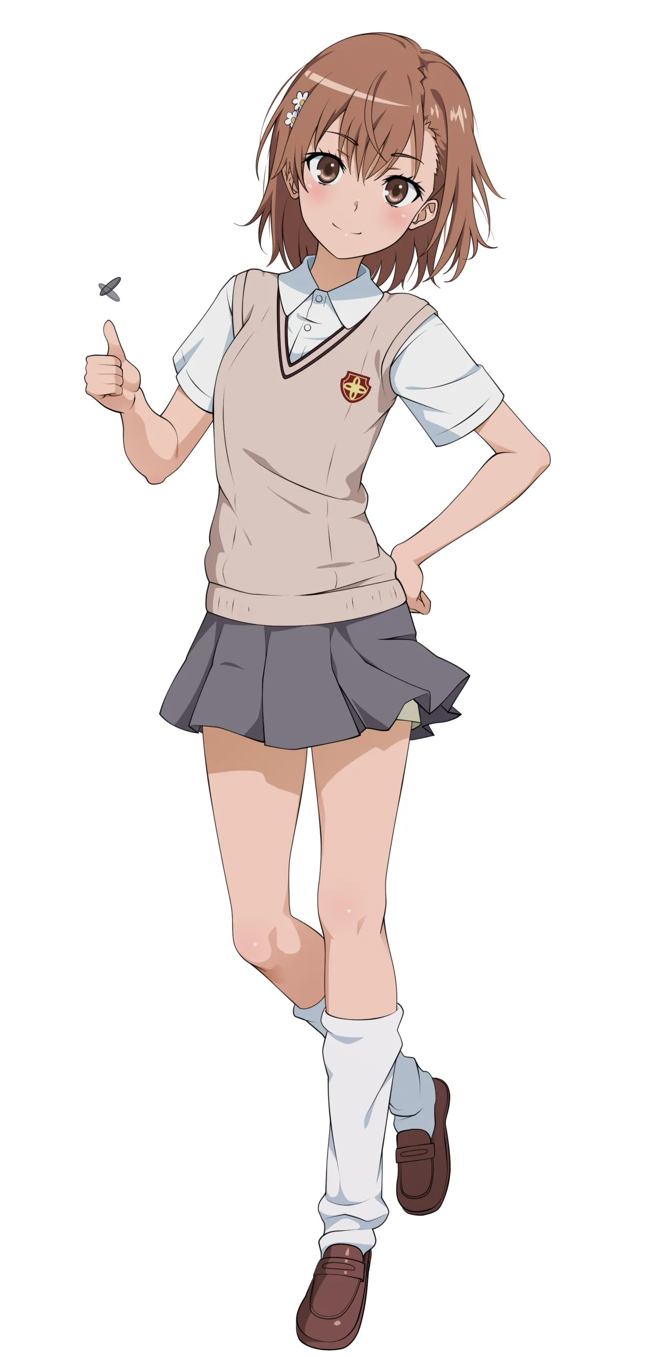 Something that looks like a design drawing of Misaka Mikoto page 6 full