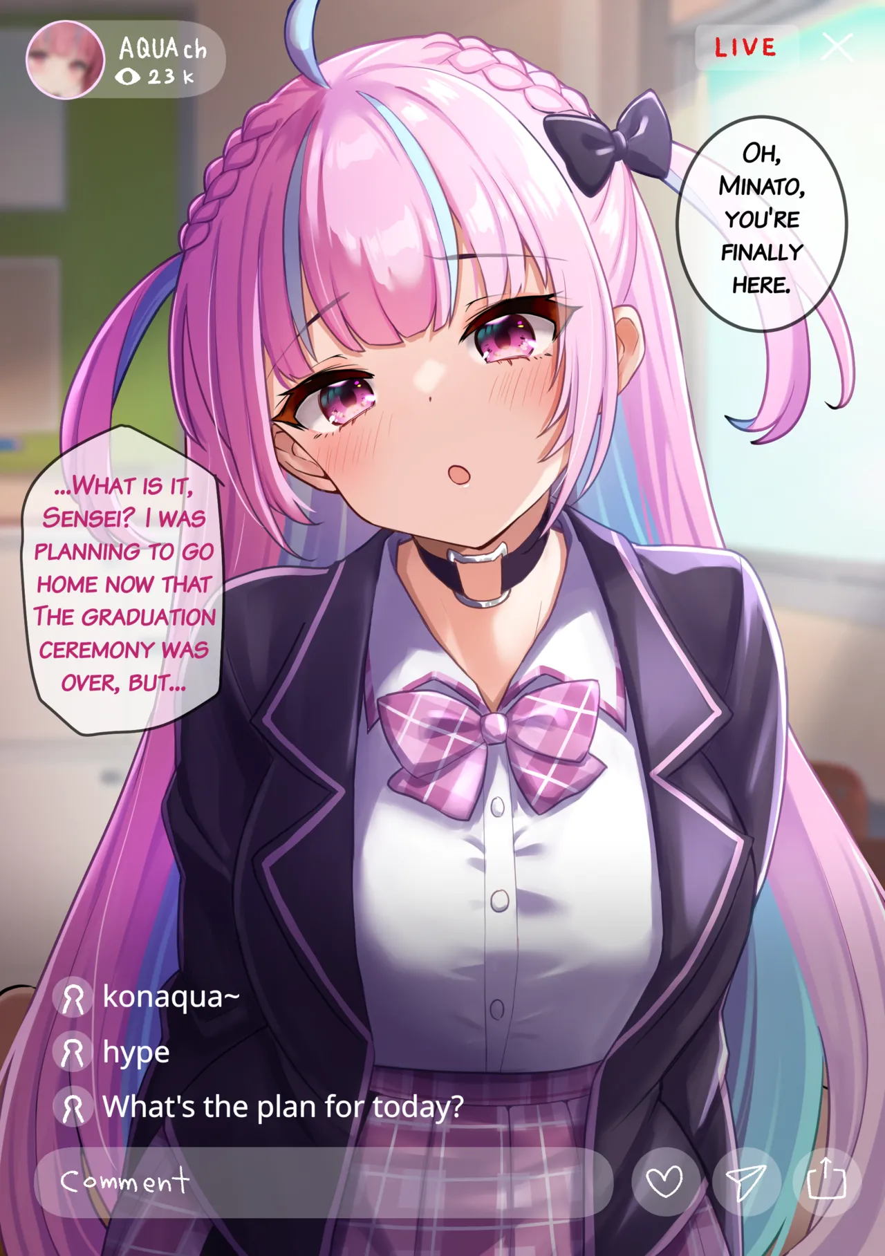 Aqua distributes live-streaming of them having sex page 1 full