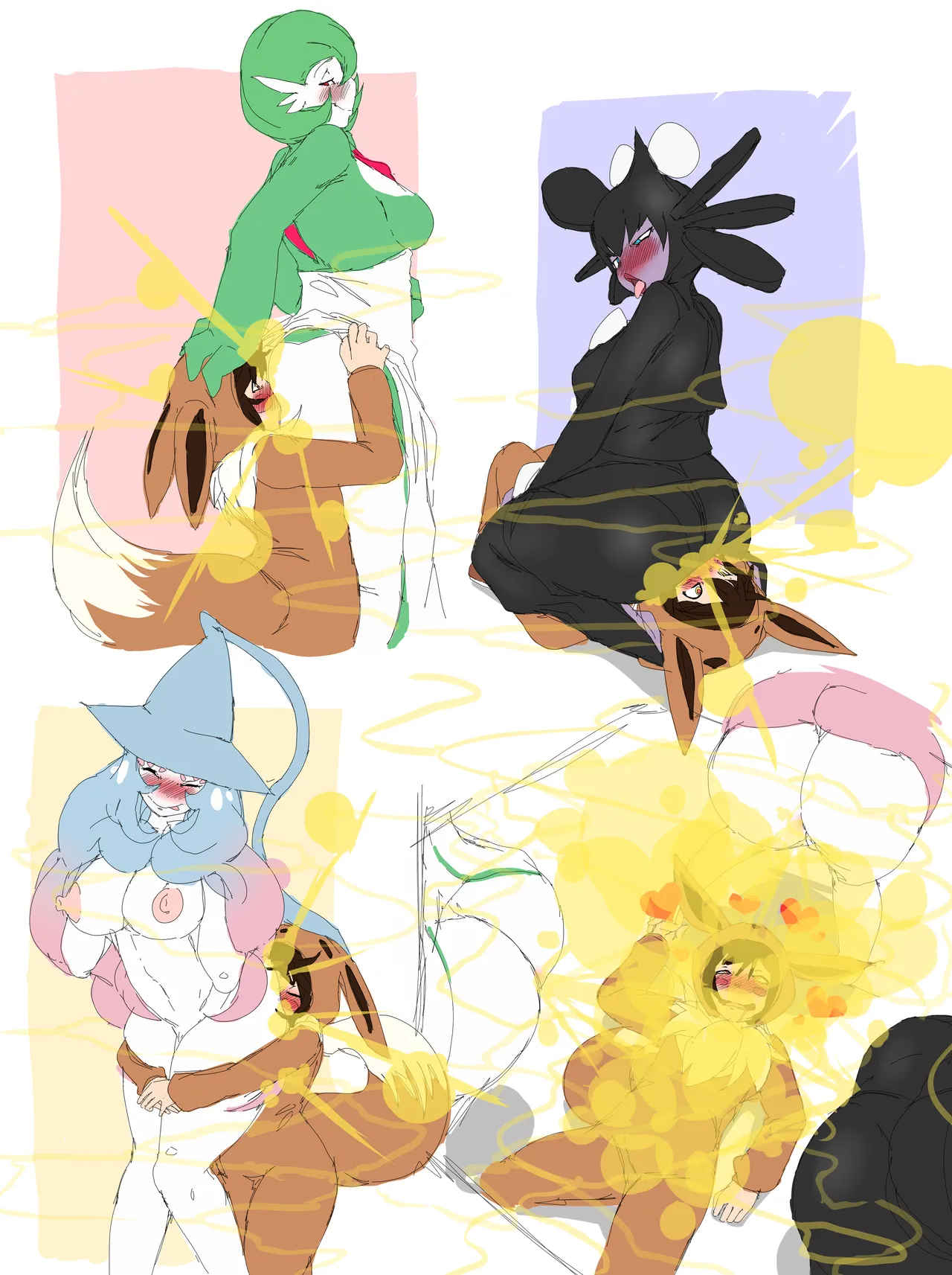 Pokemon: Hex Maniac and Pokekid comics page 7 full