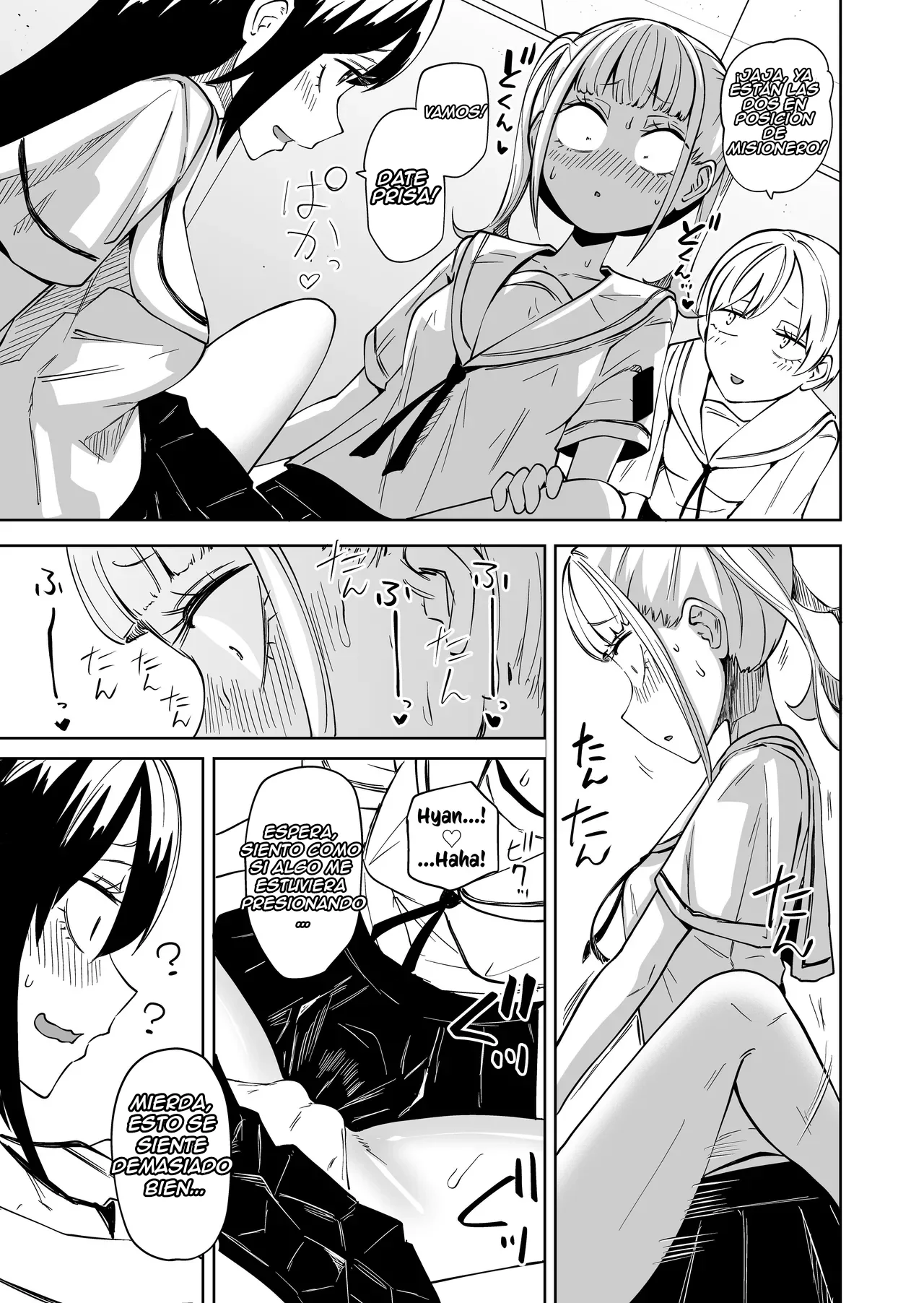 Chinpo Bare shita Ikioi de Tomodachi Zenin Onaho ni Shichaimashita | Después de que Descubrieran que era una Futanari, ¡Convertí a mis Amigas en Fundas para mi Verga! page 6 full