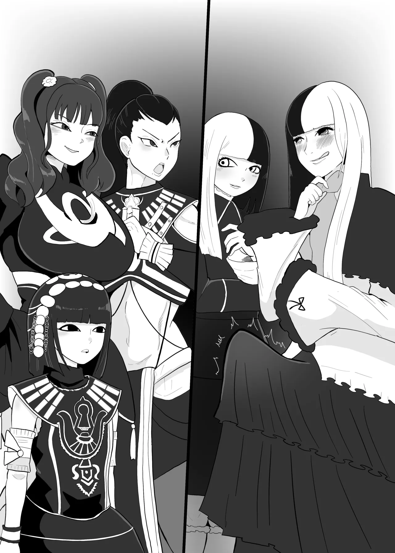 Meikoku shimai VS Stomach kyoudai page 6 full