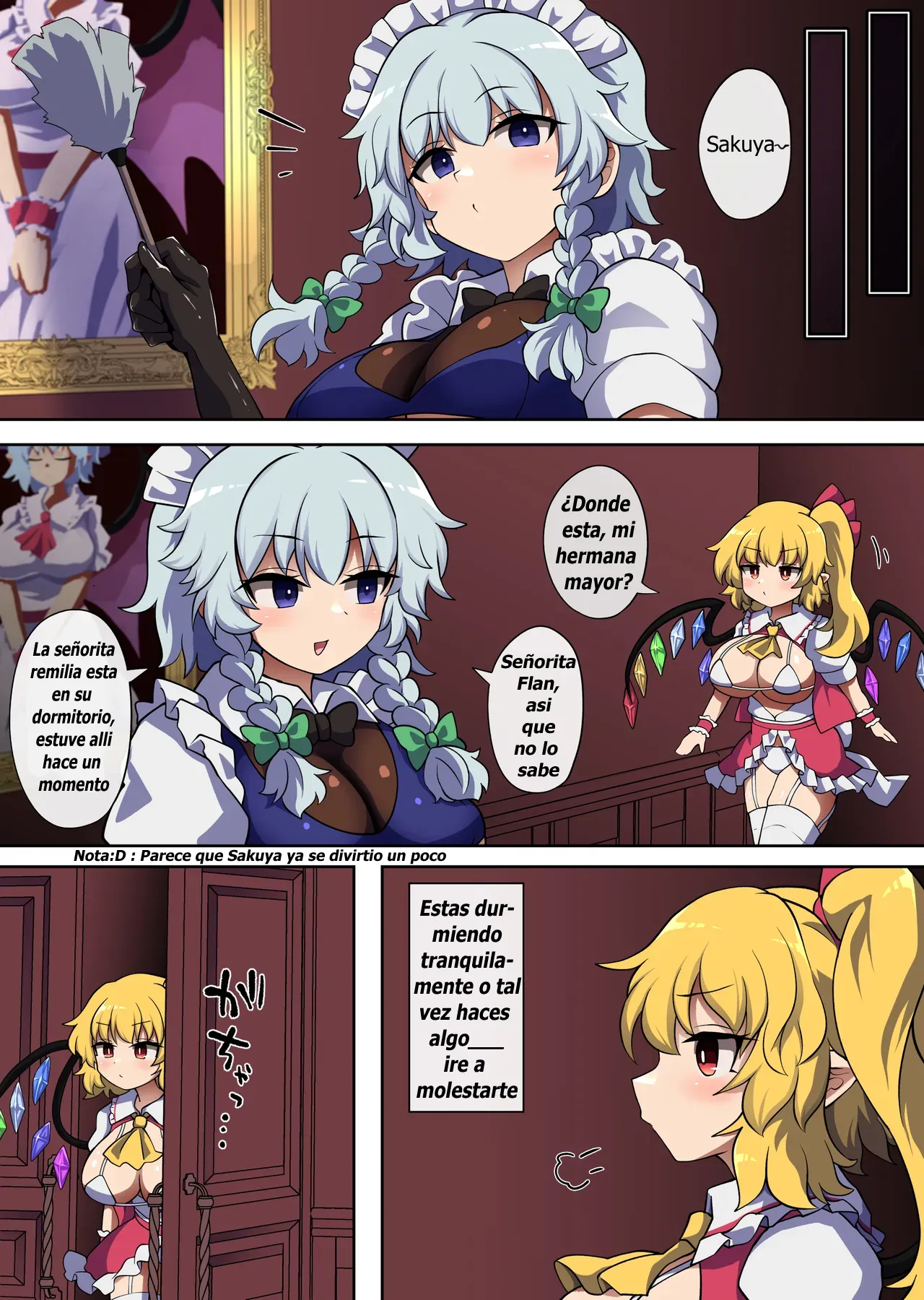 Flan-chan feels lust for Futanari Remilia page 6 full
