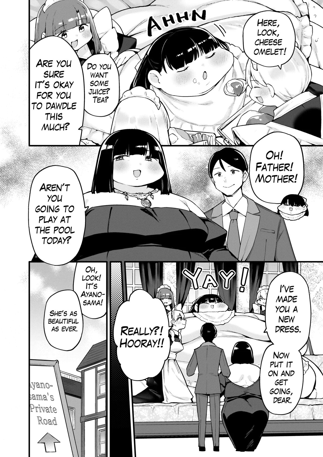 Ayano's Weight Gain Diary: Dream! page 10 full