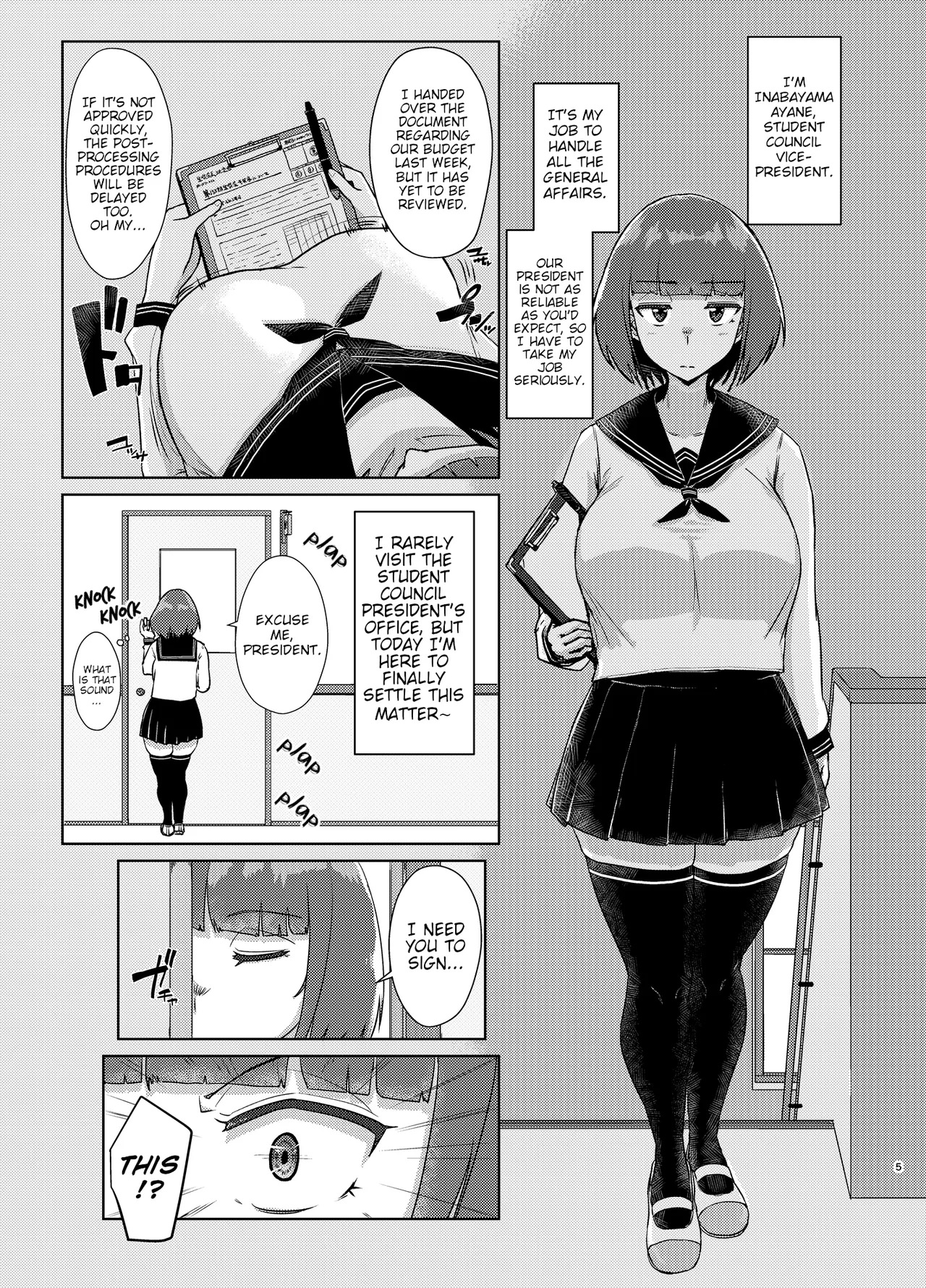 Sensei no Ochinchin, Watakushi ni Bussashite Kudasaimashi! 2 | I Want You to Plow Me With Your Dick, Sensei! Part 2 page 4 full