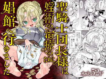 Seikishi Danchou-sama wa Injutsu no Chiryou no Tame ni Shoukan e Ikimashita cover
