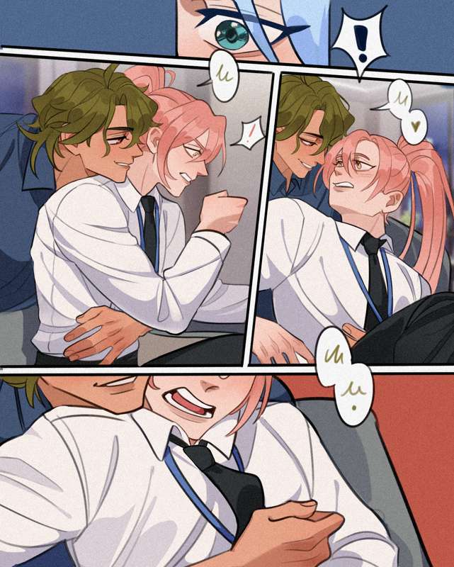 Office au Matchablossom comic page 4 full