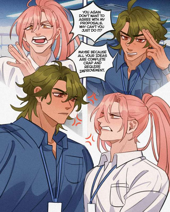 Office au Matchablossom comic cover