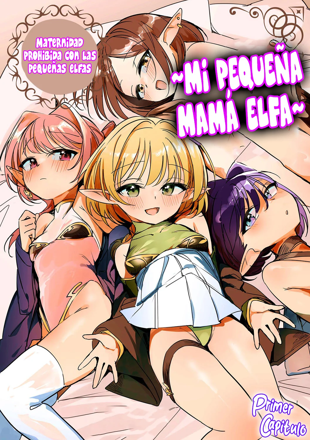 Chiccha na Elf Mama ~Teishinchou Elf to Kindan no Boshi Seikatsu~ | Mi Pequeña Mamá Elfa ~Maternidad Prohibida con las Pequeñas Elfas~ Cap. 1 page 1 full