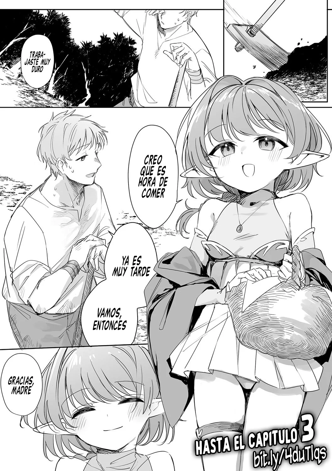 Chiccha na Elf Mama ~Teishinchou Elf to Kindan no Boshi Seikatsu~ | Mi Pequeña Mamá Elfa ~Maternidad Prohibida con las Pequeñas Elfas~ Cap. 1 page 2 full