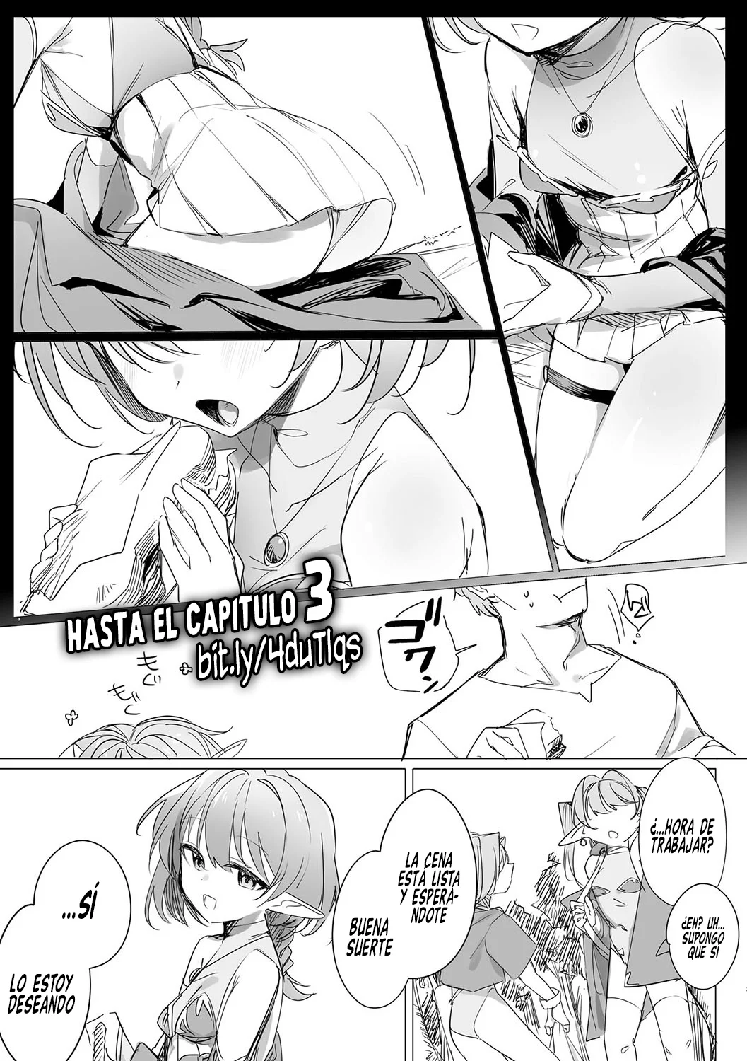 Chiccha na Elf Mama ~Teishinchou Elf to Kindan no Boshi Seikatsu~ | Mi Pequeña Mamá Elfa ~Maternidad Prohibida con las Pequeñas Elfas~ Cap. 1 page 4 full