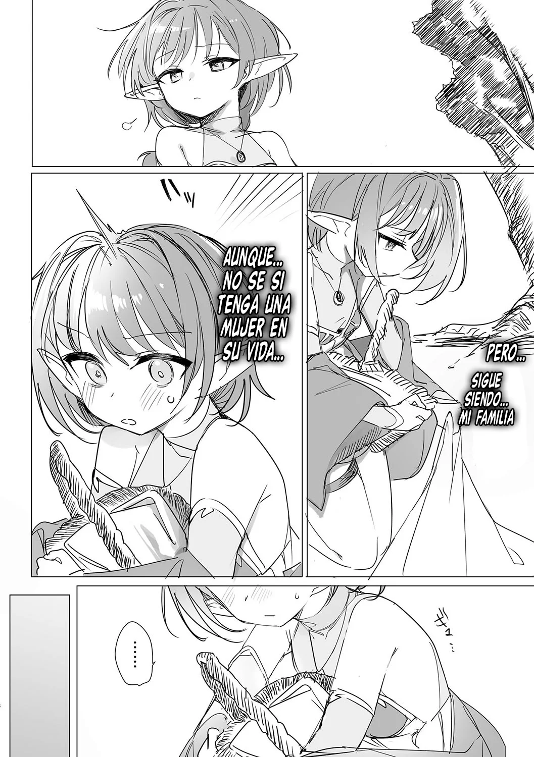 Chiccha na Elf Mama ~Teishinchou Elf to Kindan no Boshi Seikatsu~ | Mi Pequeña Mamá Elfa ~Maternidad Prohibida con las Pequeñas Elfas~ Cap. 1 page 7 full
