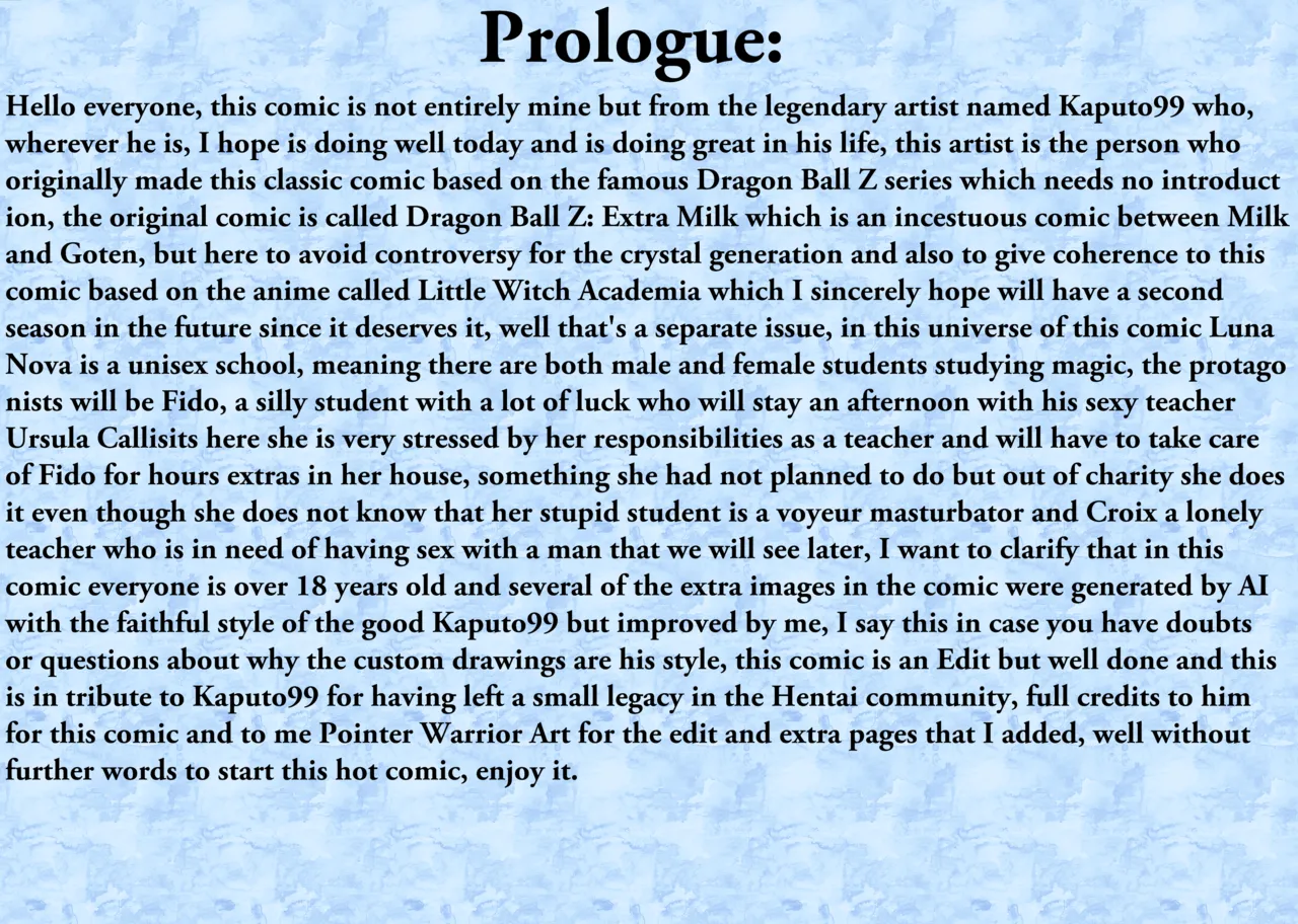 Little Witch Academia   -  A Day With My Hot Teacher - English Version NSFW page 2 full