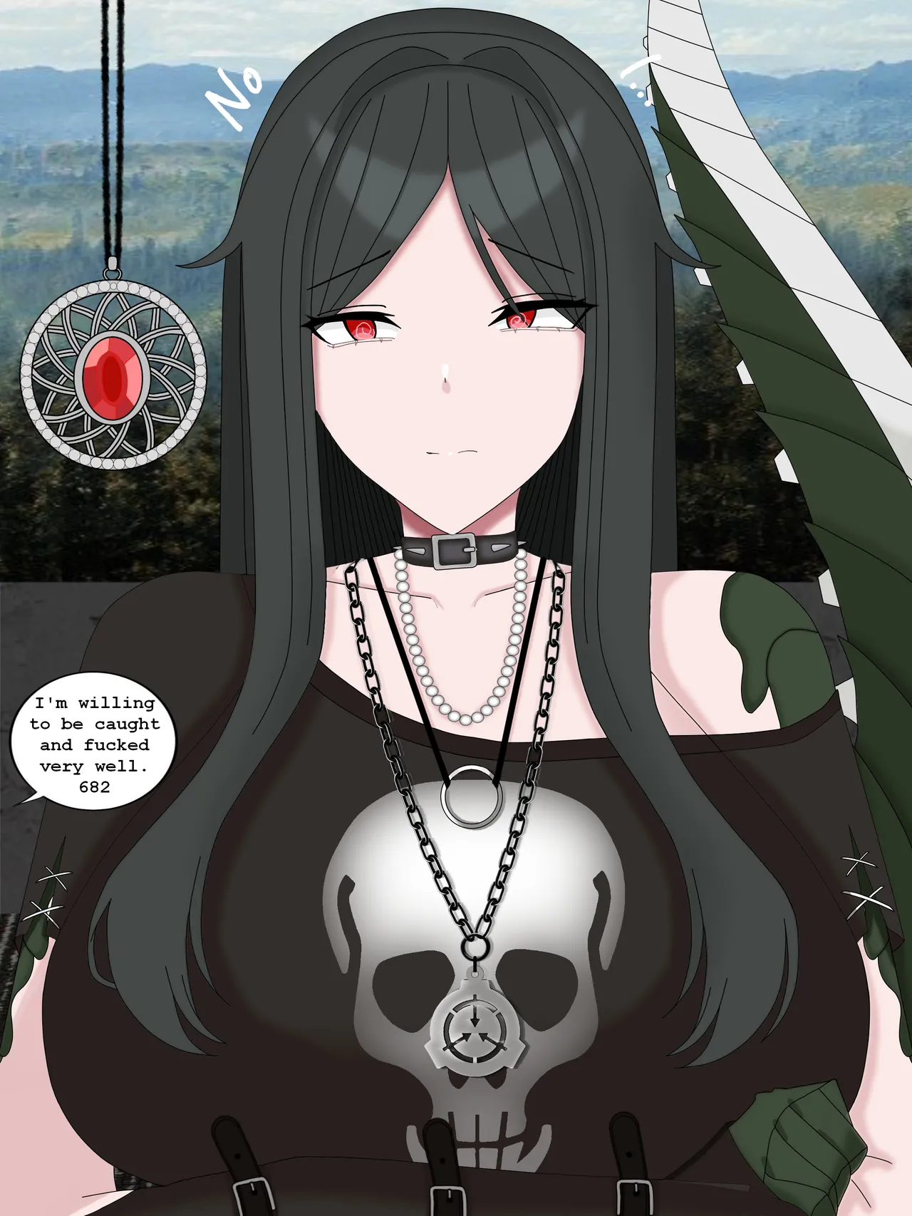 - SCP-682 Female - Doujinshi page 7 full