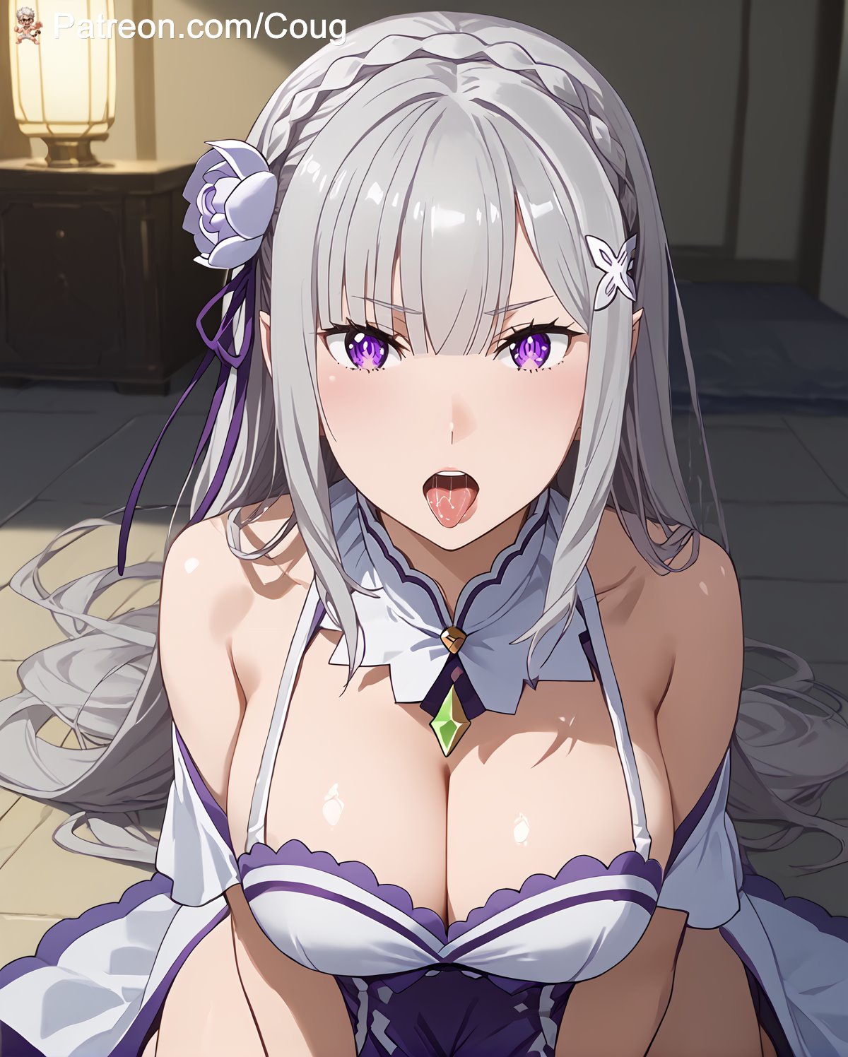 Emilia hentai | Re:Zero fan art page 1 full