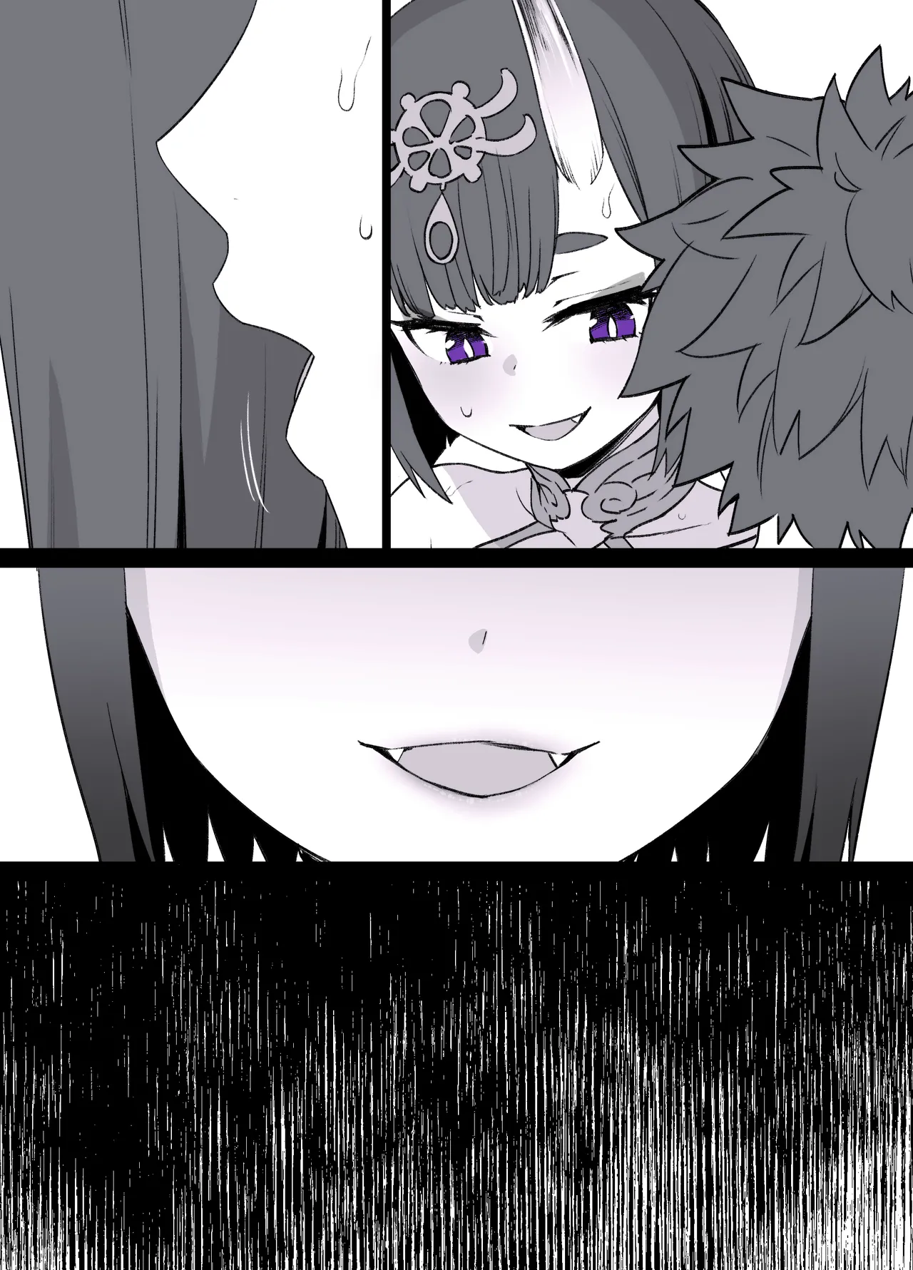 FGO酒呑童子×ダヴィンチ憑依漫画 page 8 full