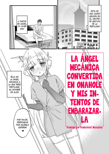 Onaho ochi shita kikai tenshi-sama to ore no ninshin katsudou | La Ángel Mecánica Convertida en Onahole y mis Intentos de Embarazarla cover
