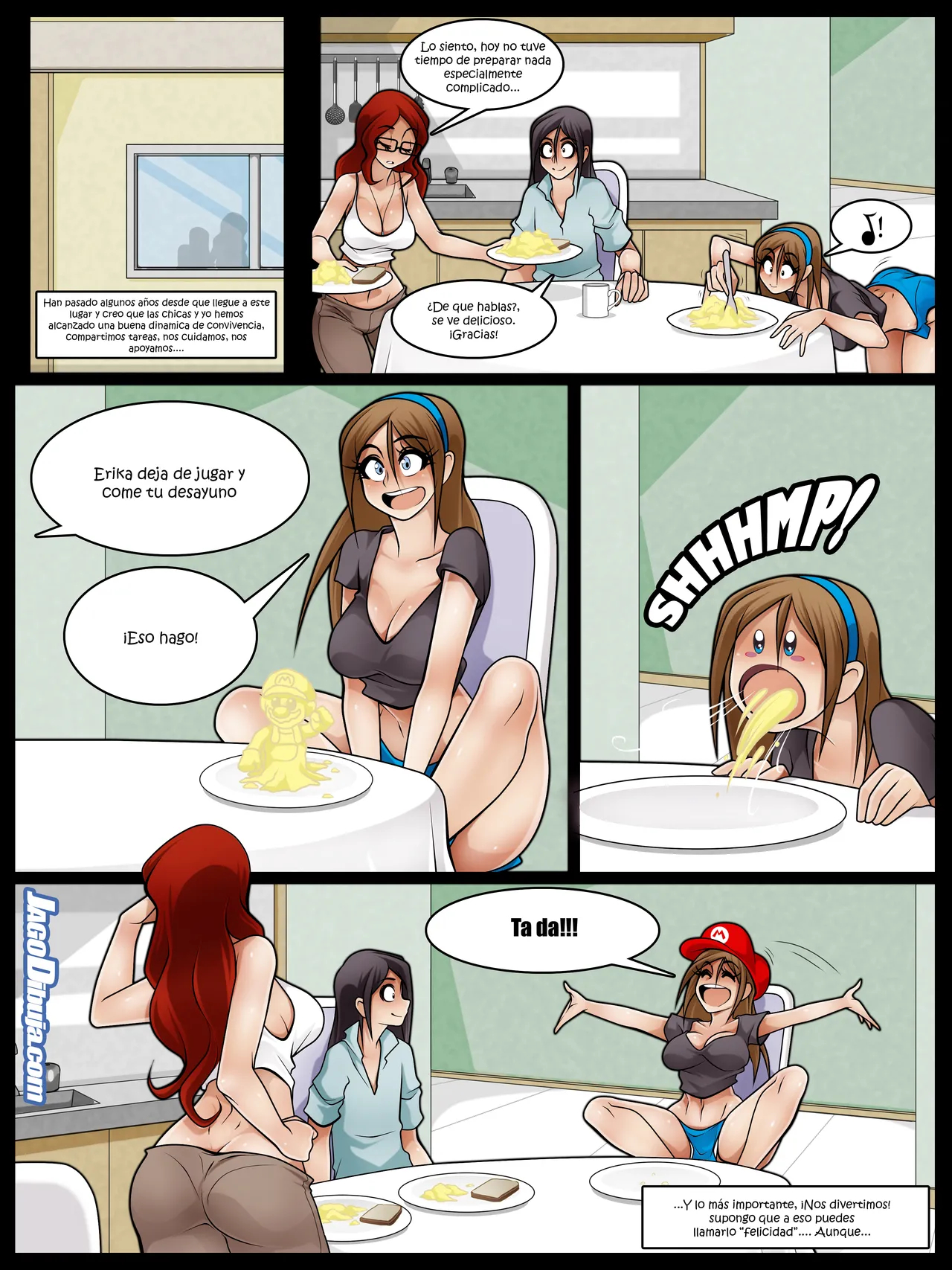 Living With HipsterGirl and GamerGirl Web-Comic page 4 full