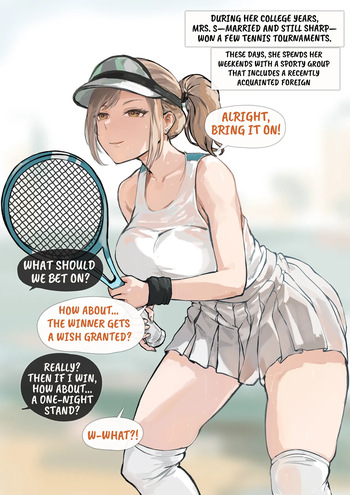 MILF instant loss series #2 - Tennis cover