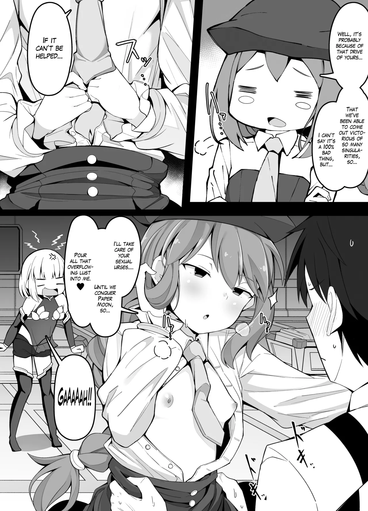 FGO ga Eroge datta Baai no Paper Moon | Paper Moon if FGO was an Eroge page 3 full