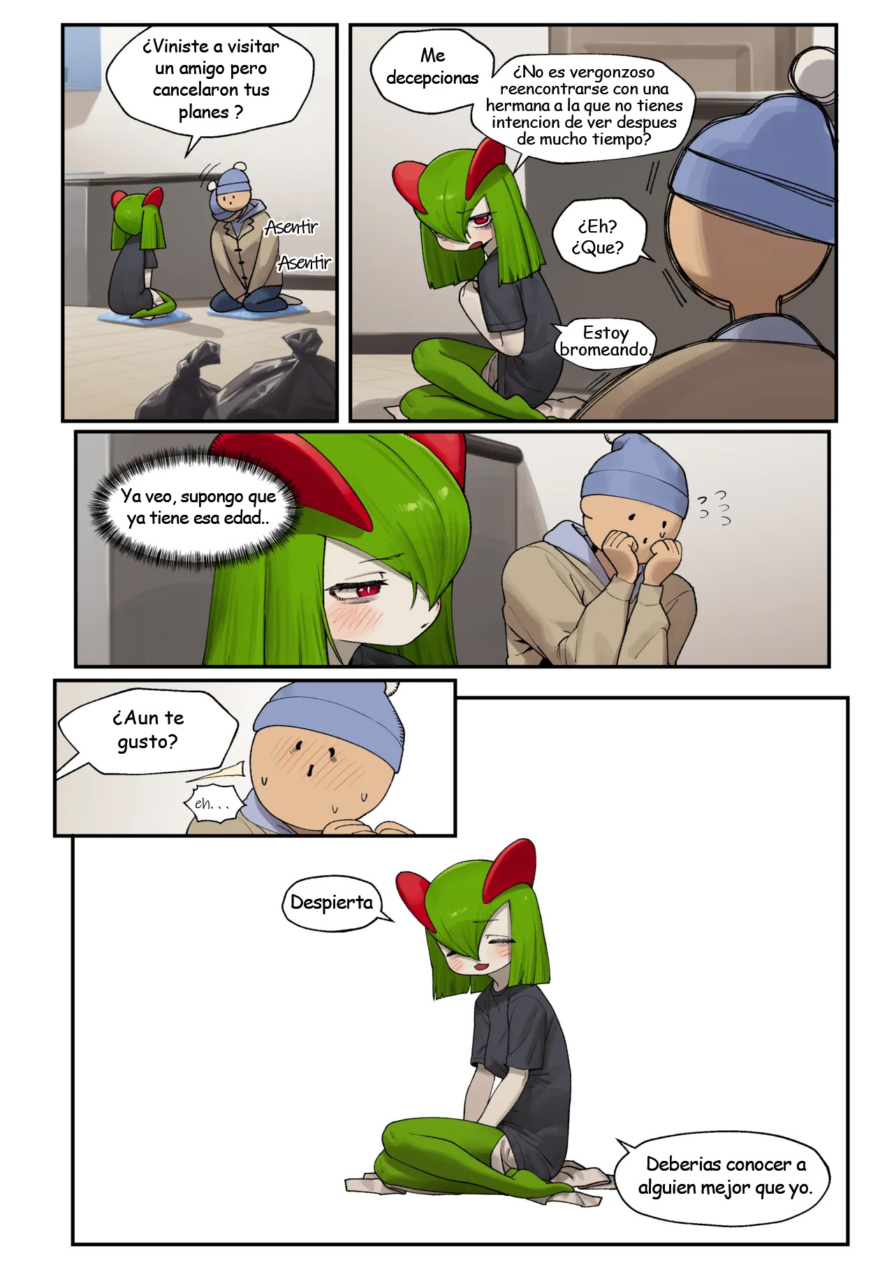 My Friend's sister, Kirlia | La hermana de mi amigo, Kirlia page 6 full