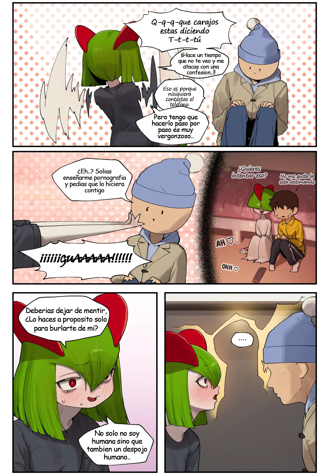 My Friend's sister, Kirlia | La hermana de mi amigo, Kirlia page 8 full