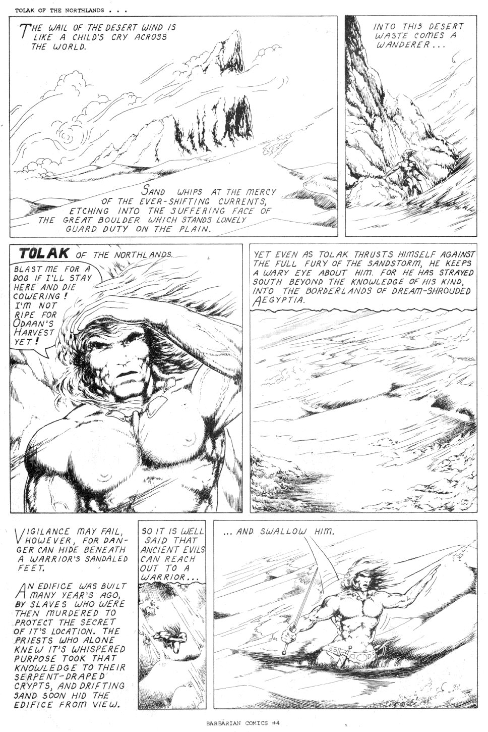 Barbarian Comics #4 page 3 full