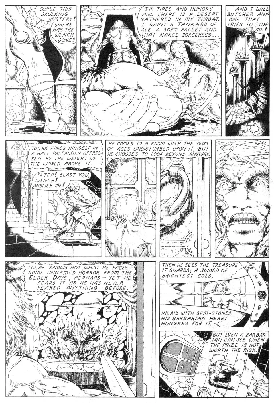 Barbarian Comics #4 page 8 full