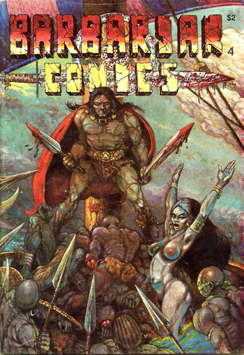 Barbarian Comics #4 cover