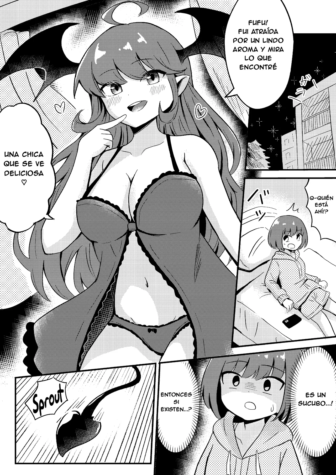 Ubu na Succubus Wakarase Yuri Ecchi | Teaching the Inexperienced Succubus a Lesson with Yuri Sex page 3 full