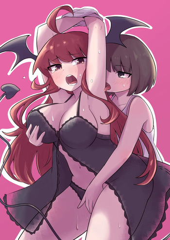 Ubu na Succubus Wakarase Yuri Ecchi | Teaching the Inexperienced Succubus a Lesson with Yuri Sex cover