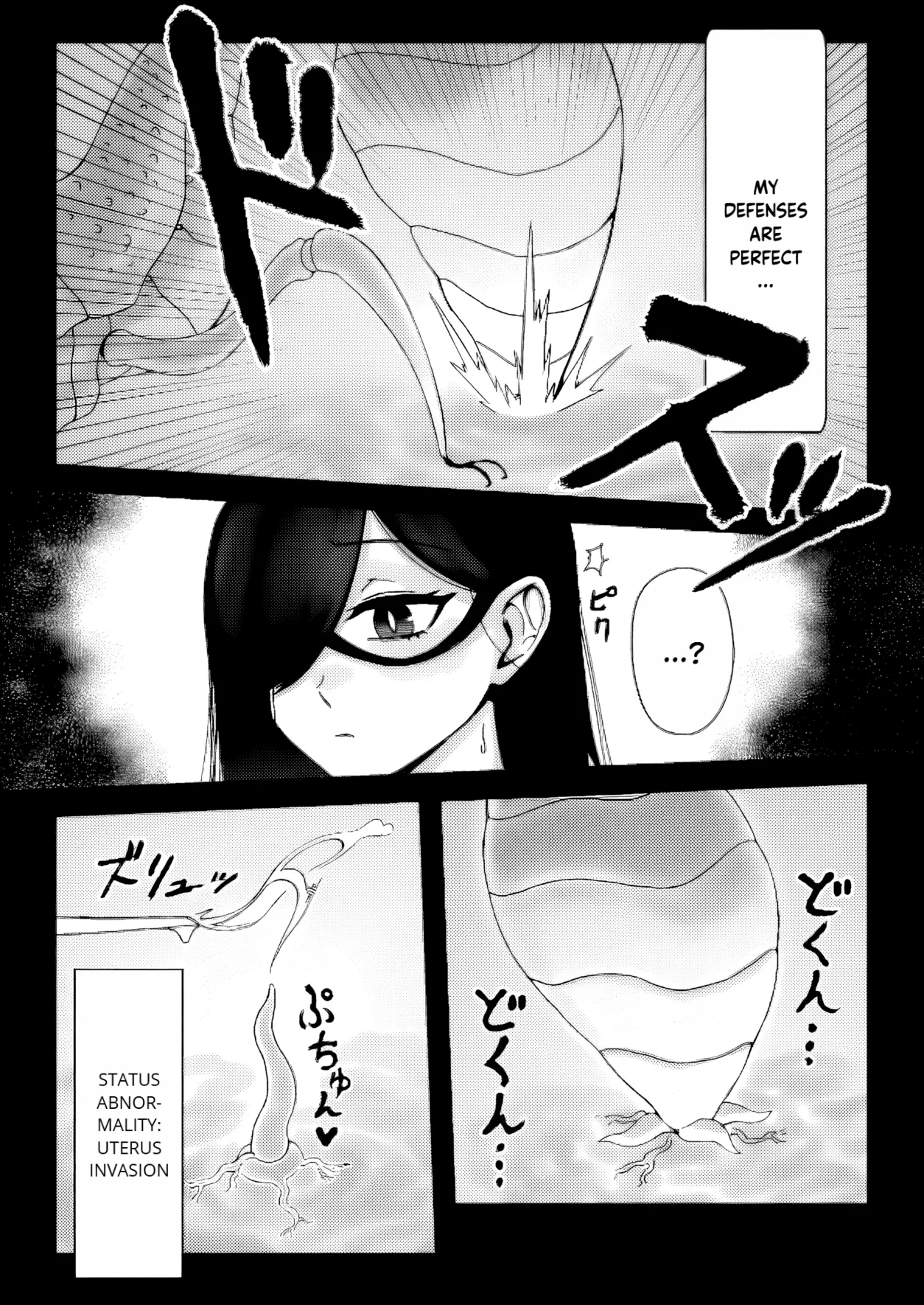 Majo ga Shokushuu to Mushi ni Kisei Sarete Shikyuu to Jinsei o Mechakucha ni Sareru Hanashi | A story of a witch infected by tentacles and bugs and how they seriously messed up her womb and life! page 7 full