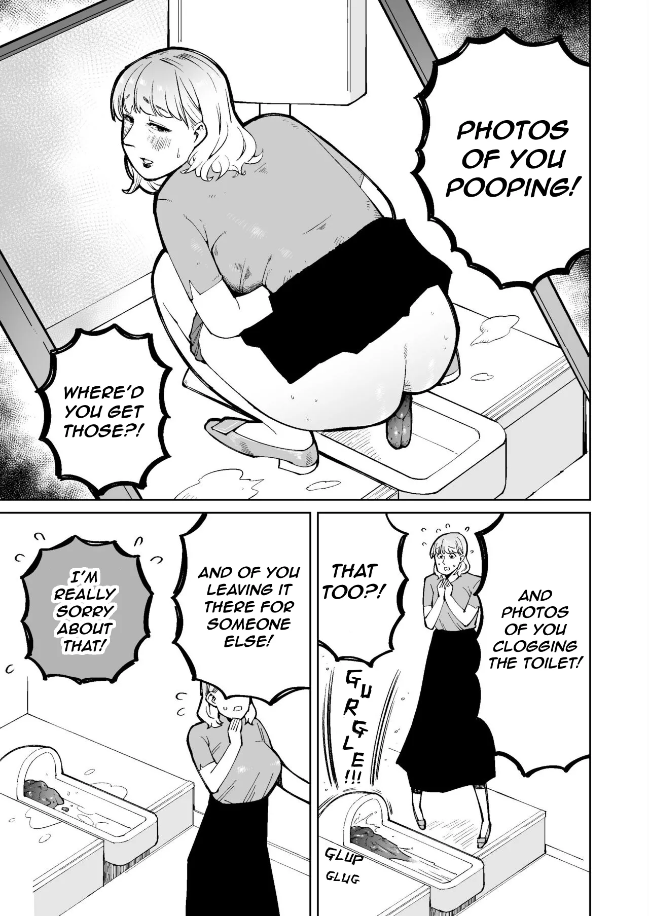 Douryou no Wana de Koukai Dappun Shita Hitozuma Joshi Announcer | A Female Presenter Defecates Live on TV page 3 full