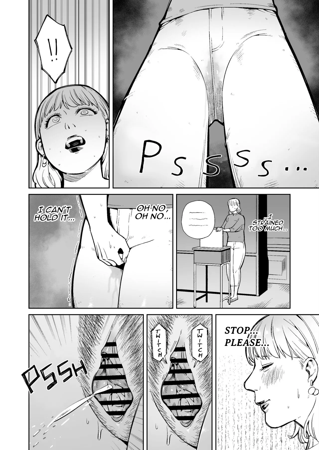 Douryou no Wana de Koukai Dappun Shita Hitozuma Joshi Announcer | A Female Presenter Defecates Live on TV page 6 full