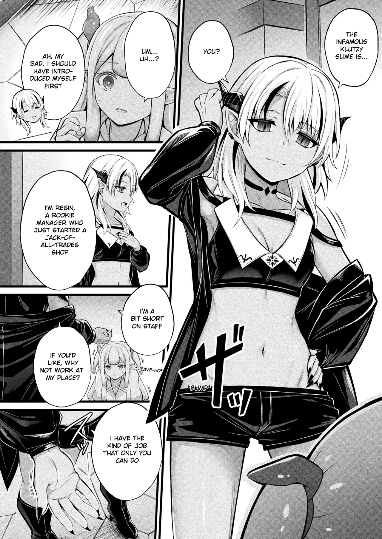 Slime Girl Meruru's Sexy Job - Episode 1 page 4 full