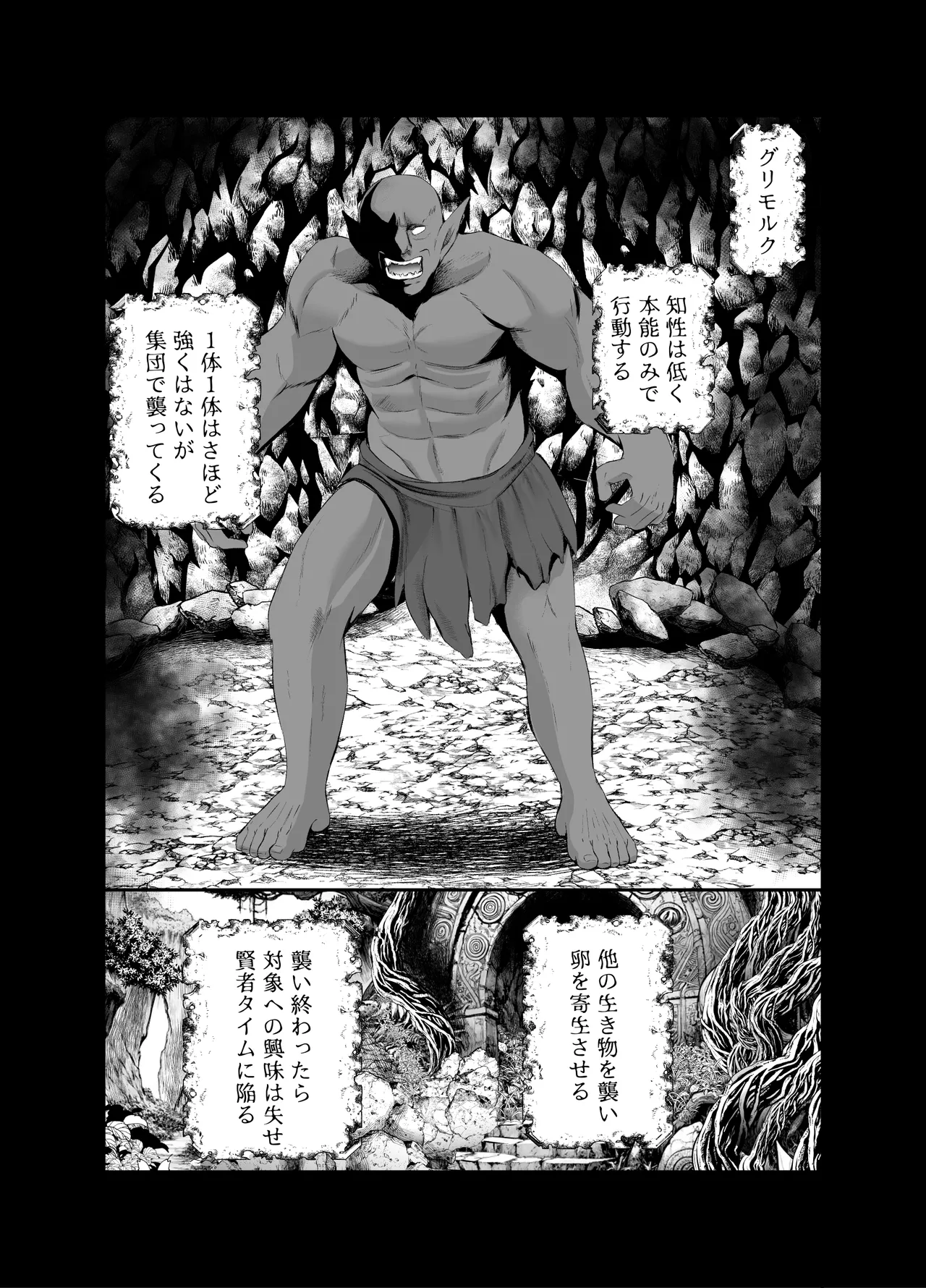 Ravished and Corrupted by Monsters in a Magic Love Spring～盗賊編～ page 5 full