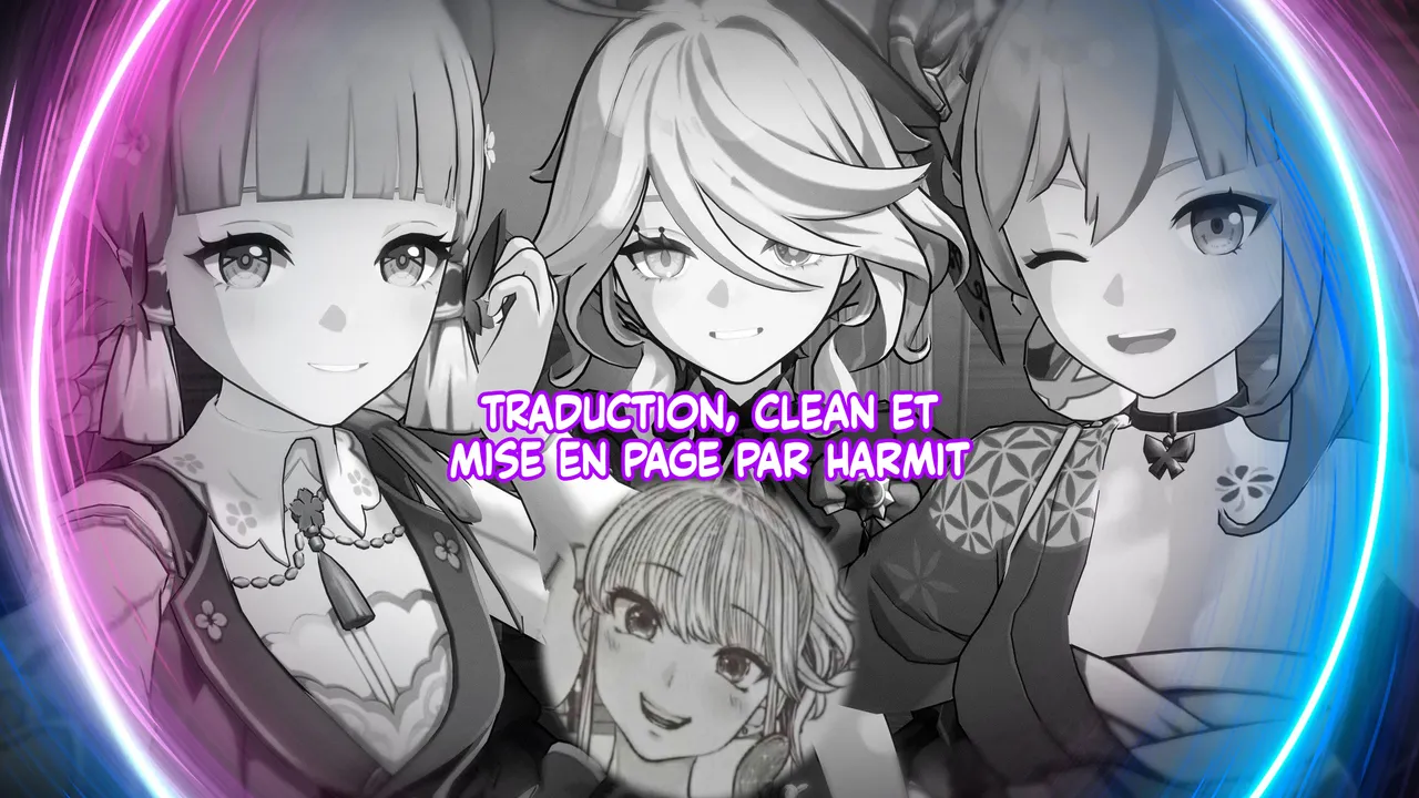 Ayaka / Furina / Yoimiya x Aether 4P page 9 full