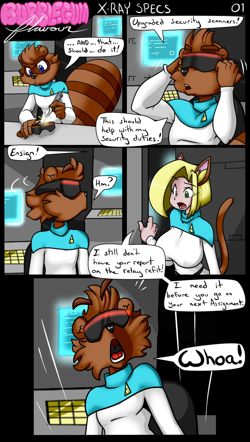Bubblegum Flavour: X-Ray Specs page 1 full